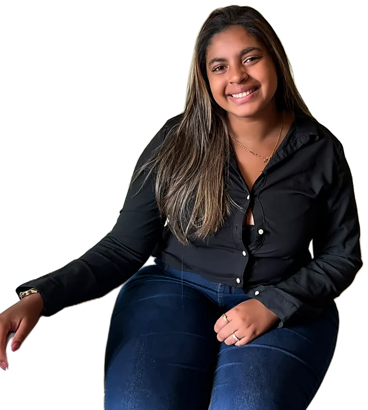 Nathaly, professora de teatro infantil do Ágape.