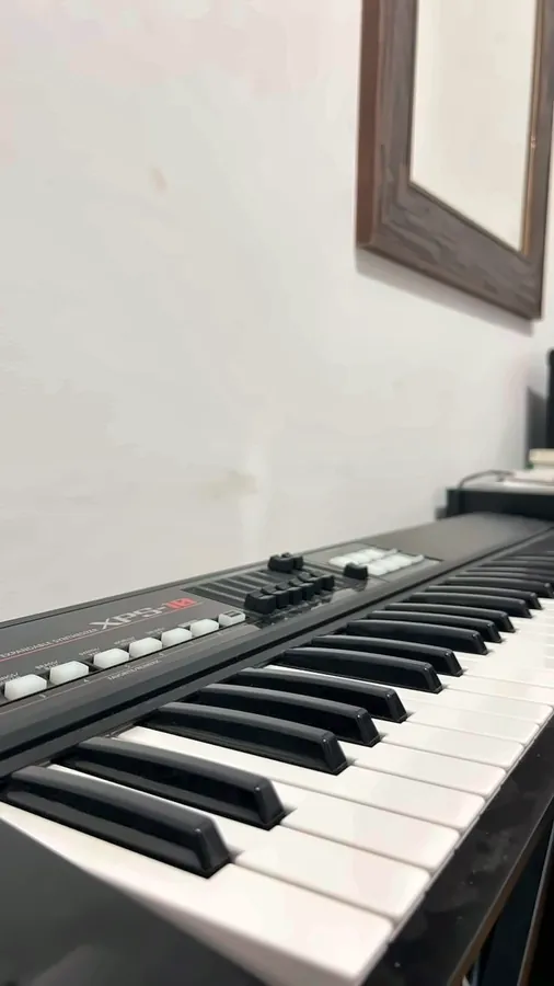 Detalhe: teclado.